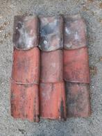 Rode oud holle dakpannen. Oud Hollandse, Ophalen, Gebruikt, Steen of Klei, 15 m² of meer