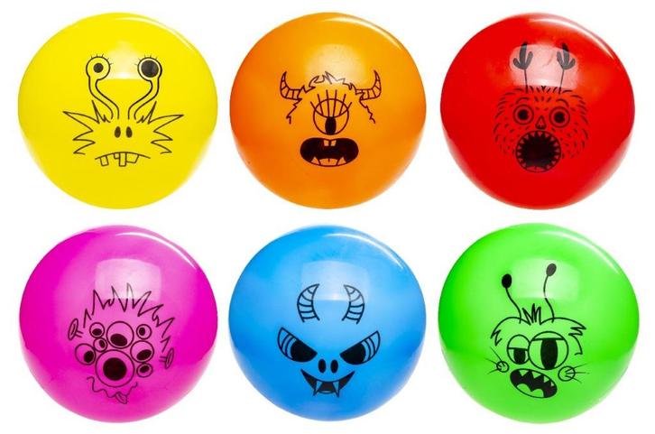 PARTIJ BAL MONSTER GEZICHT 23CM, Diversen, Rommelmarktspullen, Nieuw, Ophalen of Verzenden