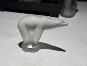 Reijmyre mat glas kristal ijsbeer beschikbaar voor biedingen