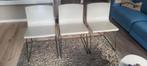 3 Leren Eetkamerstoelen Bernard Ikea - Gebruikt, Huis en Inrichting, Stoelen, Ophalen, Gebruikt, Drie, Wit