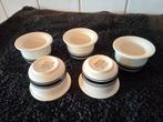 arabia eierdopjes zwart-wit, Keramiek, Overige typen, Ophalen of Verzenden, Zo goed als nieuw