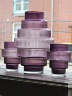 Pols Potten vazen set steps paars, Ophalen, Overige kleuren, Minder dan 50 cm, Glas