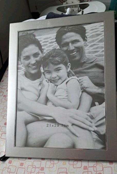 Aluminium fotolijst met glas voor 2130 cm foto / photoframe, Huis en Inrichting, Woonaccessoires | Lijsten, Zo goed als nieuw