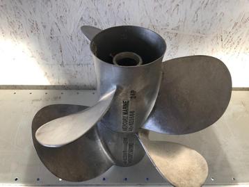 Duoprop Bravo 3 Mercury propeller schroeven set rvs 24 pitch beschikbaar voor biedingen