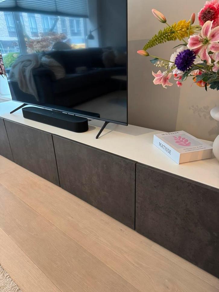 Besta ikea tv meubel 2x 120cm, Huis en Inrichting, Kasten | Televisiemeubels, Zo goed als nieuw, Minder dan 100 cm, 100 tot 150 cm