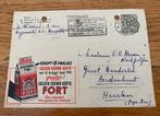 Reclame kaart FORT koffie 1957, Ophalen of Verzenden, Europa