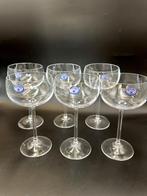 6 x Bohemia kristallen wijnglazen jaren 70/80, Glas of Glazen, Ophalen of Verzenden, Overige stijlen, Glas