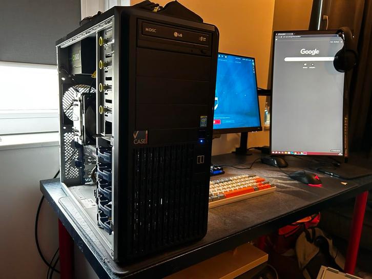 Gaming PC - i7 5930k, GTX 1070, 16GB RAM, 256GB SSD, Computers en Software, Desktop Pc's, Zo goed als nieuw, 3 tot 4 Ghz, SSD