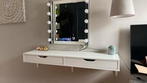 Kaptafel EKBY ALEX met 2 lades zonder spiegel, Huis en Inrichting, Tafels | Kaptafels, Zo goed als nieuw, Minder dan 100 cm, 50 tot 100 cm