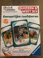 Tiptoi Quizzen & Weetjes - Gevaarlijke Roofdieren, Een of twee spelers, Ophalen of Verzenden, Zo goed als nieuw, Ravensburger