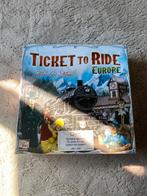 Ticket to Ride Europe Bordspel, Hobby en Vrije tijd, Gezelschapsspellen | Bordspellen, Drie of vier spelers, Ophalen of Verzenden