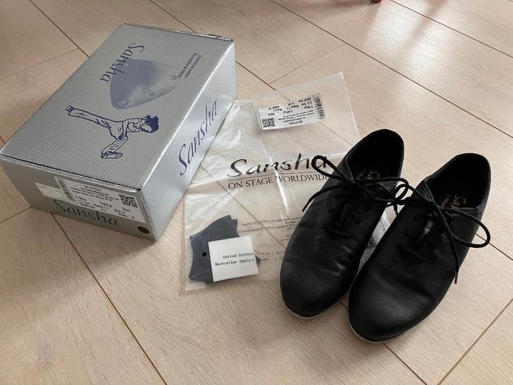 Tapdans schoenen Sansha tap leather TA09Lpi maat 40 maat 7,5, Sport en Fitness, Dansen, Zo goed als nieuw, Schoenen, Ophalen of Verzenden