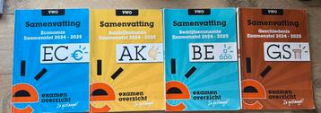 Samengevat examenoverzicht vwo beschikbaar voor biedingen
