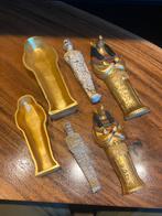 Anubis Sarcofaag met mummy egypte egyptisch, Verzamelen, Ophalen of Verzenden, Zo goed als nieuw, Religie