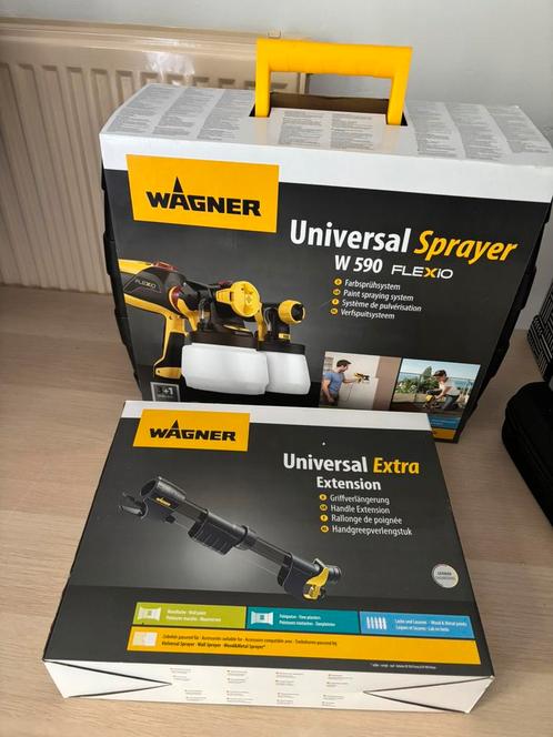 Wagner W590 Sprayer Extra Extension Universal Verf Spuit, Doe-het-zelf en Verbouw, Schildersmaterialen, Zo goed als nieuw, Verfspuit of Verfpomp