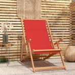 Teak Strandstoel x 2 / buy 2 for 1, Tuin en Terras, Inklapbaar, Teakhout, Zo goed als nieuw, Ophalen