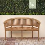 Landelijke klassieke tuinbank - Berwyn teakhout, Niet ingevuld, Nieuw, Ophalen of Verzenden, Niet ingevuld