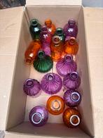 Vaasjes / kaarshouders, Huis en Inrichting, Woonaccessoires | Vazen, Ophalen, Glas, Minder dan 50 cm