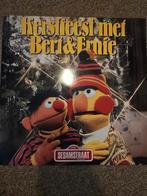 Kerstfeest met bert en ernie lp. Sesamstraat wim schippers, Ophalen of Verzenden, Gebruikt