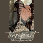 Tramp Art Kandelaars, ca. 1880-1940, Ophalen of Verzenden, Overige materialen