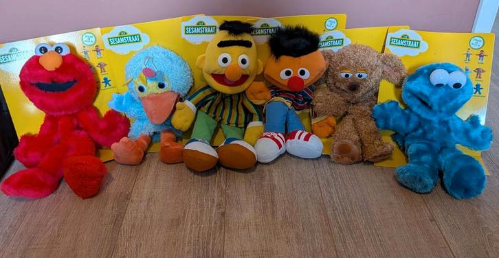 Sesamstraat Handpoppen Set - Nieuw!, Kinderen en Baby's, Speelgoed | Knuffels en Pluche, Nieuw, Overige typen, Ophalen of Verzenden