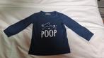 Hema shirtje maat 62 - leuke tekst, Kinderen en Baby's, Babykleding | Maat 62, Ophalen of Verzenden, Zo goed als nieuw, Hema, Jongetje