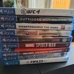 Ps4 met 9 games en 2 controllers, Spelcomputers en Games, Spelcomputers | Sony PlayStation 4, Ophalen, Met 2 controllers, 1 TB