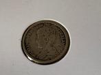 Zilver kwartje 1918 en 1919 wilhelmina, Postzegels en Munten, Munten | Nederland, Ophalen of Verzenden, Koningin Wilhelmina, 25 cent