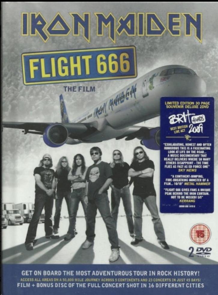 Iron Maiden - Flight 666 (Limited Edition) Nieuw, Cd's en Dvd's, Dvd's | Muziek en Concerten, Nieuw in verpakking, Muziek en Concerten