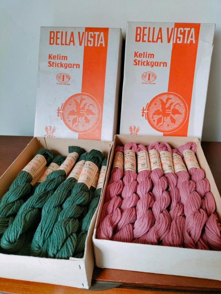Borduurgaren/ kelimgaren Bella Vista DMC Patton Beehive, Hobby en Vrije tijd, Breien en Haken, Nieuw, Breien of Haken, Wol of Garen