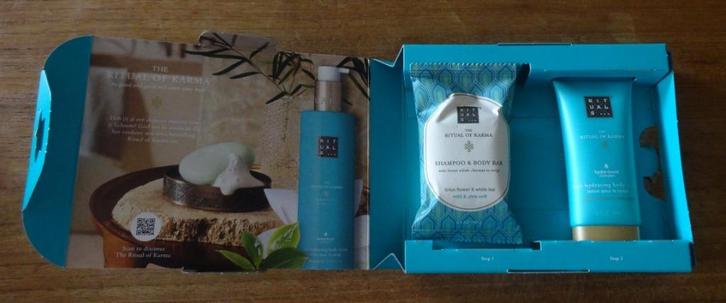 Cadeauset / geschenkset RITUALS Karma, Sieraden, Tassen en Uiterlijk, Uiterlijk | Lichaamsverzorging, Nieuw, Bad & Douche, Ophalen of Verzenden