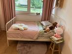 Ikea minnen meegroeibed gebroken wit incl lattenbodem, Ophalen, Gebruikt, Lattenbodem, Minder dan 140 cm