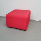 Ahrend lounge hocker - rode silverguard stof, Huis en Inrichting, Niet ingevuld, Gebruikt, Niet ingevuld, Niet ingevuld