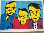 Herman Brood Zeefdruk - Horen Zien  en Zwijgen, Antiek en Kunst, Kunst | Litho's en Zeefdrukken, Ophalen