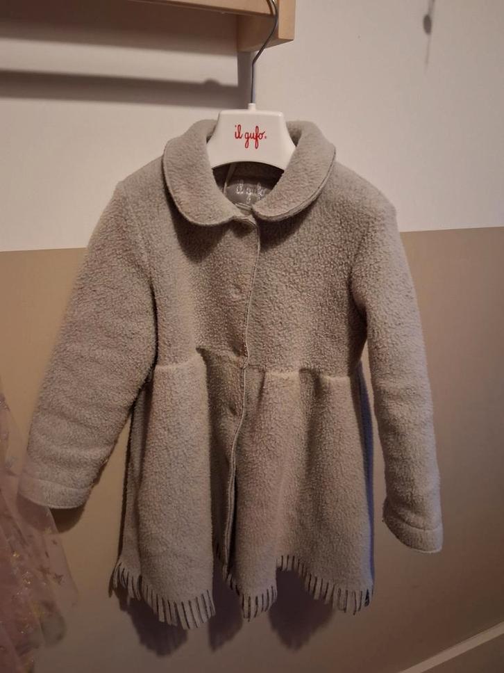 Il Gufo Winterjas Wol - 36 Maanden, Kinderen en Baby's, Kinderkleding | Schoenen en Sokken, Gebruikt, Meisje, Ophalen of Verzenden