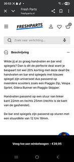 Fenom Handvatten + Bar End Spiegels - Nieuw!, Ophalen of Verzenden, Nieuw, Overige typen, Overige merken