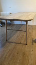 Grote mango houten tafel (210x94) - Grenen look, Huis en Inrichting, Tafels | Eettafels, Ophalen, Gebruikt, 200 cm of meer, 50 tot 100 cm