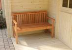 Hardhouten tuinbank Nice – Geolied of mat zwart!, Ophalen of Verzenden, Nieuw, Hout