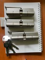 Ongebruikt 3 winkhaus SKG** cilinders heel 50/55, 4 sleutels, Ophalen of Verzenden, Nieuw, Slot