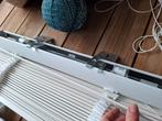 houten jaloezie wit, Ophalen, 100 tot 150 cm, Wit, Zo goed als nieuw