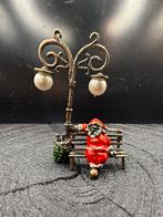 Zilveren Kerstman Miniatuur met Parels, Ophalen of Verzenden, Zilver