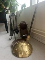 Antiek Haardstel, Antiek en Kunst, Ophalen, Brons