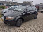 Chevrolet Kalos 1.2 5D 2006 Zwart, Auto's, Chevrolet, Origineel Nederlands, Te koop, 5 stoelen, Benzine