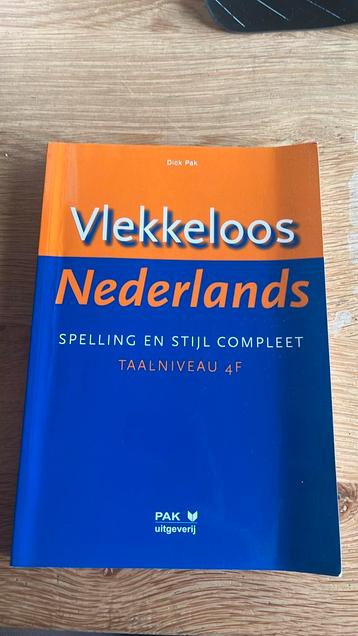 Dick Pak - taalniveau 4F beschikbaar voor biedingen