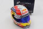 Helm F1 Casque Perez 2022 signé 1/2 (Red Bull), Verzamelen, Ophalen of Verzenden, Formule 1, Zo goed als nieuw