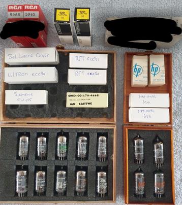 6V6 en vele ECC81 buizen. Inruil is mogelijk beschikbaar voor biedingen