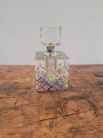 Kristallen parfum fles, Antiek en Kunst, Antiek | Glas en Kristal, Ophalen of Verzenden