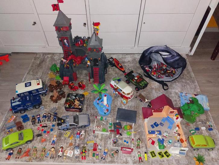 Groot Playmobil Pakket, Kinderen en Baby's, Speelgoed | Playmobil, Gebruikt, Los playmobil, Ophalen of Verzenden