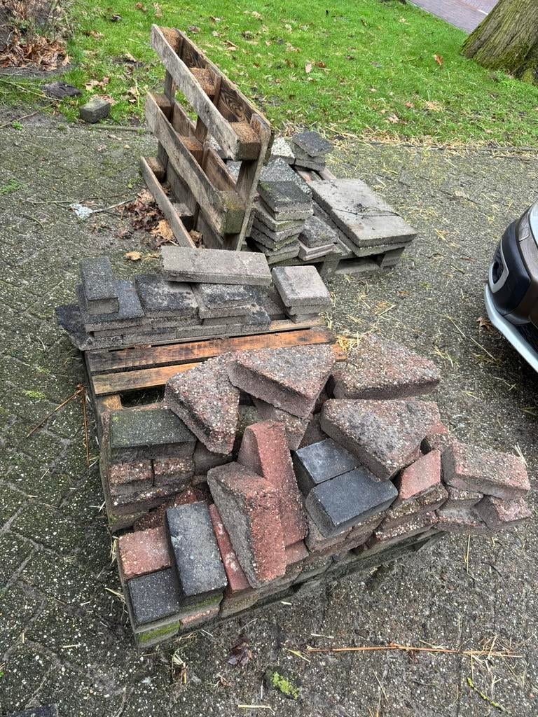 Gratis stenen, Ophalen, Steen of Klei, Zo goed als nieuw, 15 m² of meer
