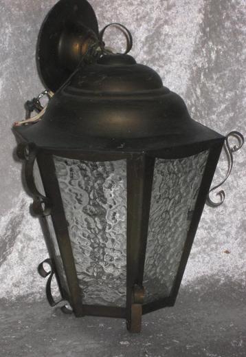 Art-Deco Hal Plafondlamp Zes Hoekig Smeedijzer beschikbaar voor biedingen
